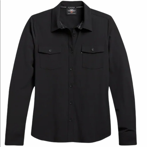 Authentic Harley Davidson Button Down Shirt Size S - Picture 1 of 10
